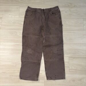 C.C. FILSON DOUBLE KNEE WORK PANTS MENS SIZE 38x31 Grunge Workwear Canvas Hunt